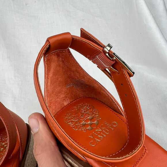 Vince Camuto Adjustable Espadrille Wedge Sandals - Bretandi Size 10 W - Picture 6 of 6